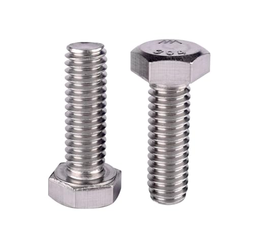 5/16-18 x 1-1/2" Hex Bolt (1/2" to 3" Available),External Hex Head Screw, Fully Threaded, 304 Stainless Steel 18-8, 10Pcs - size: 5/16-18 x 1-1/2" (10Pcs)