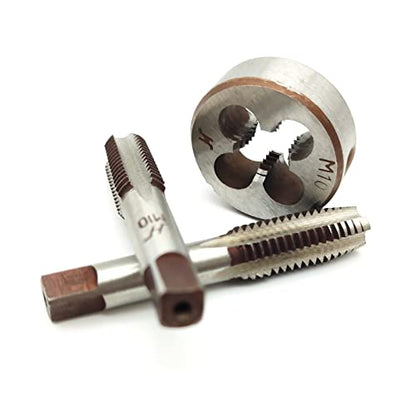 AtticZone M10 x 1.5 Metric Hand Thread Tap and Die Set, Right Hand - size: M10x1.5