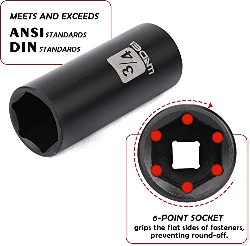 3/8" Drive 48Pc Impact Socket Set SAE/Metric Fits Various Wrenches - size: 3/8" Socket Set
