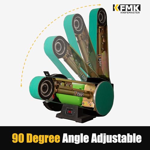 2"x48" Belt Grinder Attachment for Bench Grinders, 2x48 Inch Belt and 7 Inch Disc Sander Attachment for Bench Grinders with 5/8" Arbor - size: 2"x48"-3.5''