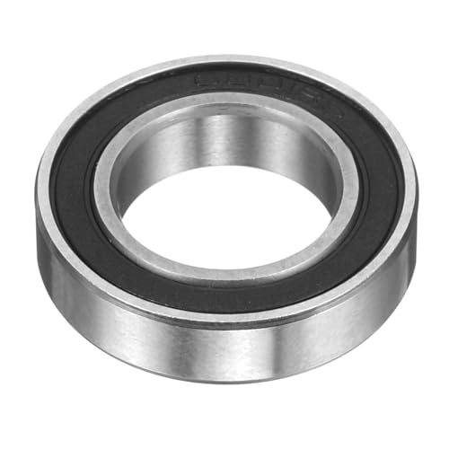 uxcell 6801-2RS Hybrid Ceramic Deep Groove Ball Bearings 12x21x5mm Si3N4 Silicon Nitride Balls Steel Rings Double Sealed Bearing for Motors, CNC Spindles (ABEC5) - size: 6801-2RS