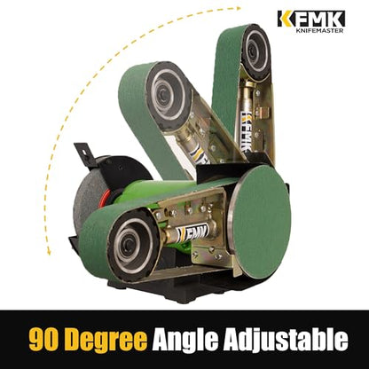 2“x 36" Belt Sander Attachment for Bench Grinder, 2x36-inch Belt and 7-inch Disc, 5/8-inch Arbor for 8" inch bench grinder, BD3627B Updated Model - size: 2"x36"