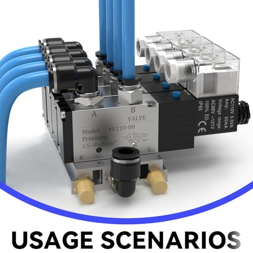 12-PACK 1/2" Tube OD x 1/2" NPT Thread Male Elbow Push to Connect Fittings,PL-1/2-N4 Pneumatic Quick Connect Air Line Hose Fittings - size: 1/2"OD x 1/2"NPT