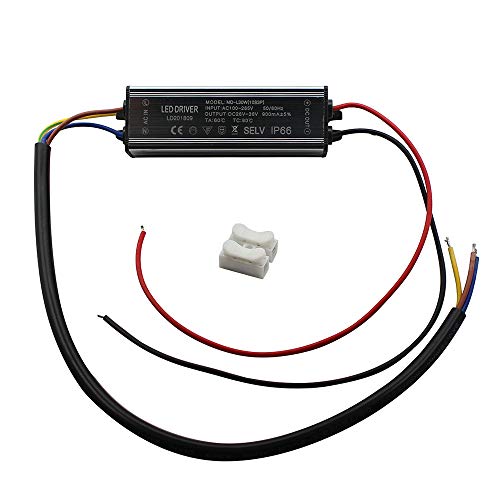 Aluminium IP66 30W LED Driver 900mA (Constant Current Output) / DC 26-36V (Voltage Output) / AC 100-265V (input votage) Waterproof Power Supply Lighting Transformer Drivers Ballast - size: 30 Watt