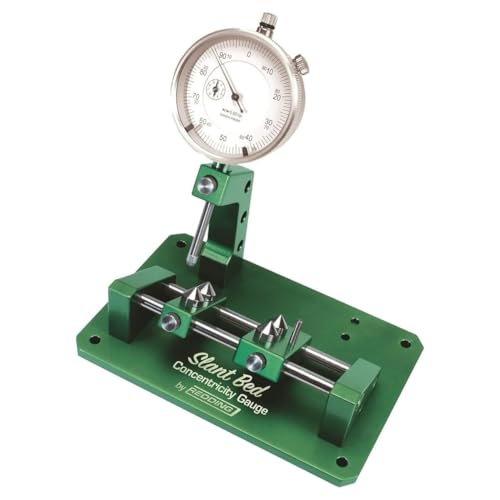 Redding Reloading Slant Bed Concentricity Gauge | Quickly Identify Excessive Case Neck and Bullet Run-Out of Your Loaded Rounds