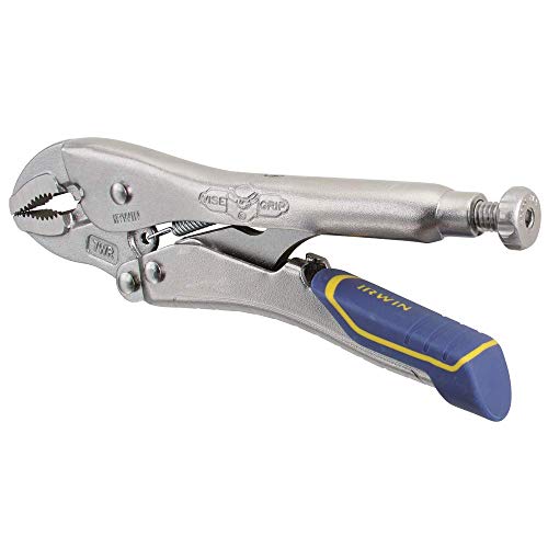 IRWIN VISE-GRIP Locking Pliers, Fast Release, Curved Jaw with Wire Cutter, 7-Inch (IRHT82580)