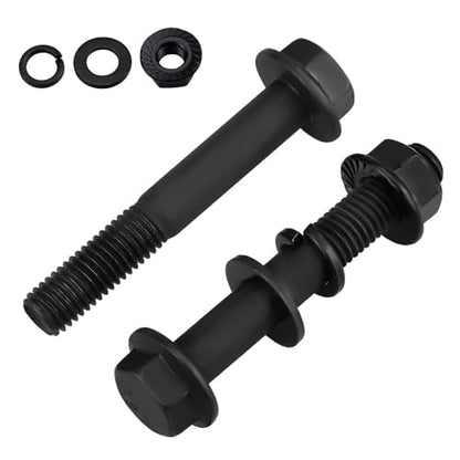 10 Sets M8-1.25 x 60mm Flange Hex Bolt with Flange Nuts and Flat & Lock Washers Assortment Set, 10.9 Grade Alloy Steel, Serrated, for Automotive Repair & Machinery Projects, Glvaner - size: M8-1.25 x 60mm