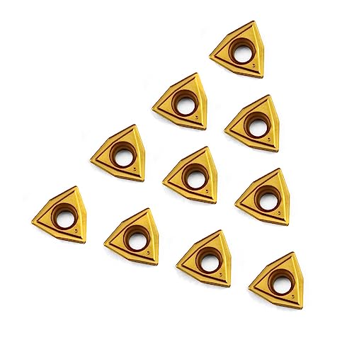 OSCARBIDE Carbide Inserts WCMT050304/WCMT2.52 Turning Inserts 10Pcs