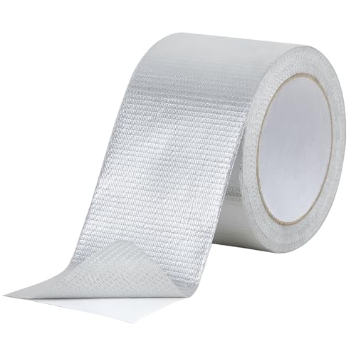 Aluminum Foil Duct Tape, High-Temp Seal for HVAC - 3" x 22Yds - size: 3 Inch X 66 Feet