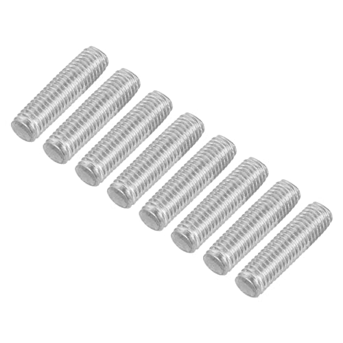 uxcell 16Pcs Fully Threaded Rod, M5 x 20mm 304 Stainless Steel Right Hand Thread Bar Studs M5-0.8 Thread Pitch for Furniture Machinery Assembly - size: M5 x 20mm