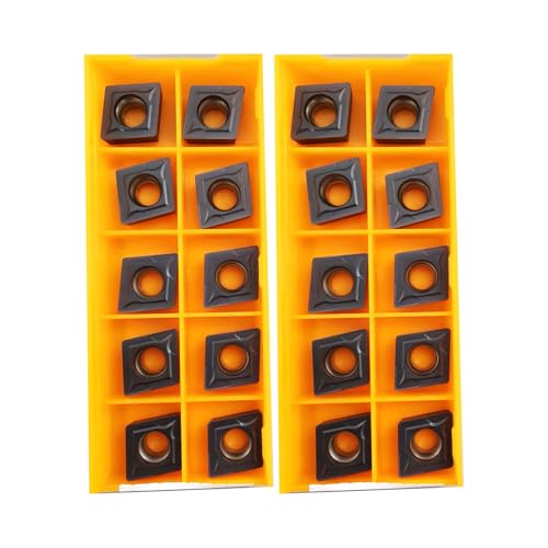 20pcs CCMT432 CCMT120408-CR6011 Lathe Turning Inserts for Stainless Steel - size: 1-20P-CCMT120408-CR6011