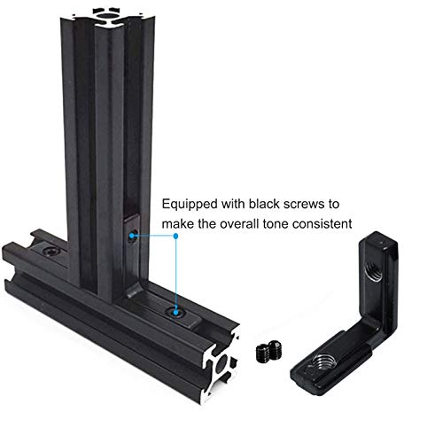 40 Set 2020 Aluminum Extrusion Hardware Accessories Corner Brackets - style: 20 sets with M5 20 sets with m5