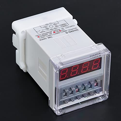 Fafeicy DH48S-S Programmable Delay Time Relay, 8-Pin,