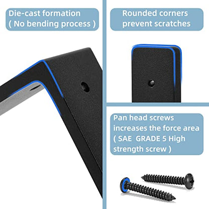 6"x 4"Shelf Brackets, die-cast Formation, Vertical Angle, Premium Alloy Metal Heavy Duty Shelf Bracket, high Strength Mounting Hardware Included, Corner Brace Joint,Pack of 4 ,6 INCH x4 INCH(No Beam) - size: 6 INCH x 4 INCH (No Beam)