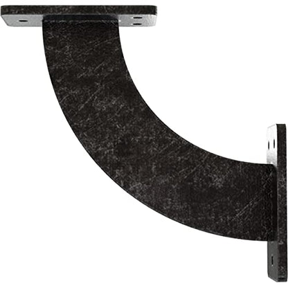 2" W x 7" D x 7" H Bradford Steel Bracket, Antiqued Silver - color: Antiqued Silver, size: 2-in. W x 7-in. D x 7-in. H