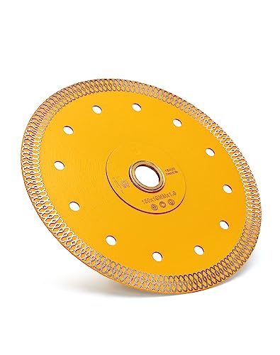 6 in Super Thin Diamond Saw Blade Porcelain Saw Blade for Cutting Porcelain Tiles Granite Marbles (6) - size: 6 inch