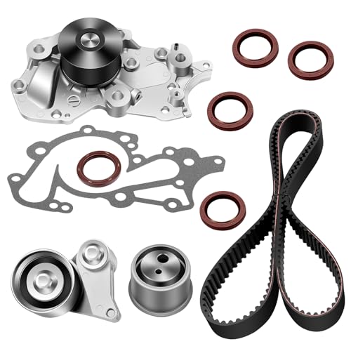 ECCPP Engine Timing Belt Kit with Water Pump Compatible for Hyundai