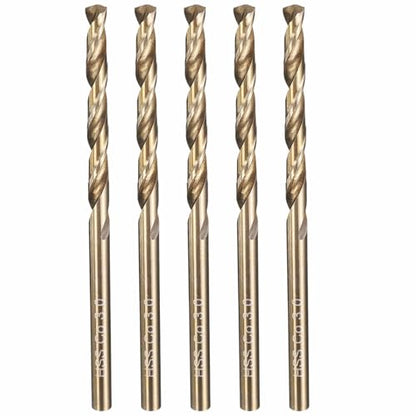 5pcs Drill Bit 3mm Diameter M35 5% Cobalt HSS for Metal - size: 3mm