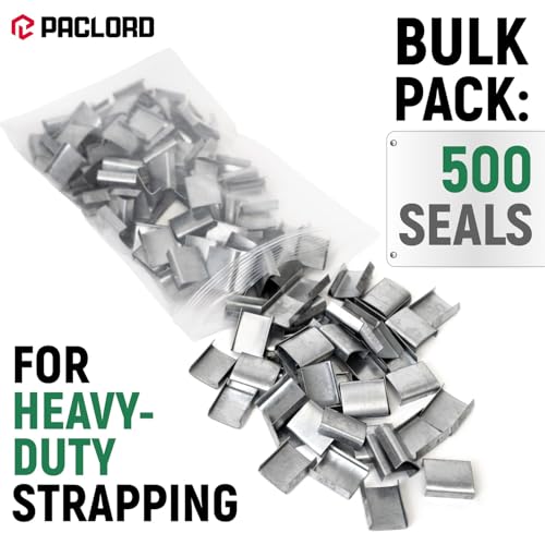 3/4" Open Seals for Steel Strapping, Pack of 500 - size: Pack of 500
