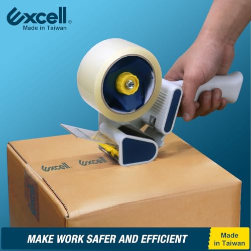 Excell EC-206 Safeguard Packing Tape Dispenser, 2" Wide, 3" Core, 1 Pack