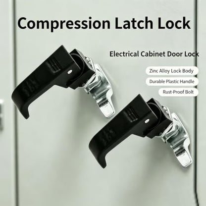L-Shaped Handle Pull-Type Latch – for Distribution cabinets, Sheet Metal cabinets, enclosures and Industrial cabinets