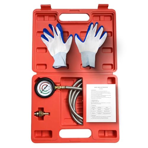Exhaust Back Pressure Tester Kit, Car Exhaust Back Pressure Gauge Tool Set