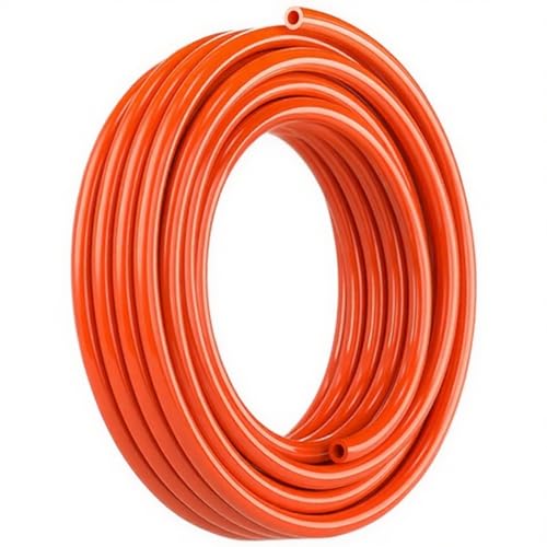 PNEUMATIC Orange 4mm or 5/32 inch OD 2.5mm ID Polyurethane PU Air Hose Pipe Tube 30 Meter 98.4ft - color: Orange, size: 4x2.5mm/98.4FT/30M