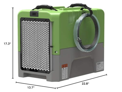 ALORAIR 180 PPD Commercial Dehumidifier with Pump, 6-Year Limited Warranty - color: Green