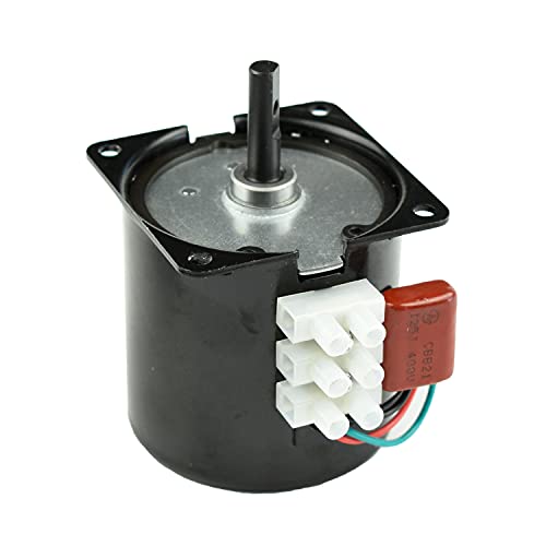 60KTYZ 110V 60-72RPM Permanent Magnet Synchronous Gear Motor with Fixed Bracket and Power Cord Switch Plug - size: 60-72r/min+ Bracket+Power cable