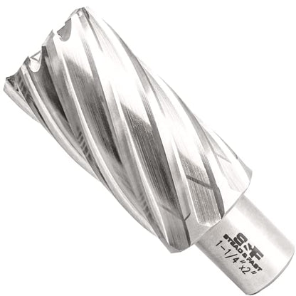 S&F STEAD & FAST Annular Cutter with Pilot Pin, 5/4" x 2", Mag Drill Bit - size: 1-1/4" x 2"