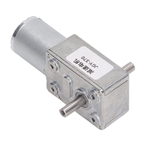 DC 12V Gear Motor, Gear Motor with 12mm Double Shaft Self Locking Reversible High Torsion Speed Reduction, for Remote Controlled Curtains, for BBQ Grills (18RPM) - style: 18RPM