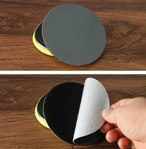 40Pcs 5 Inch 1500 Grit Non-Porous Wet and Dry Hook and Loop Sanding Discs for Random Orbital Sander and Electric Sander Sandpaper - style: 1500 Grit
