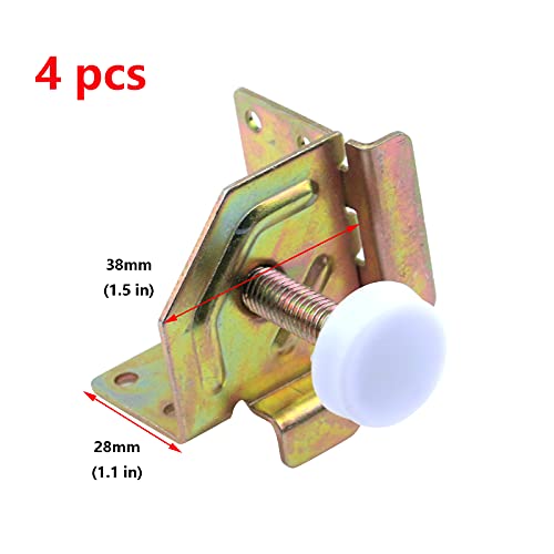 Antrader 4 Pack Adjustable Leveler Legs w/Corner Protector Guard Brackets