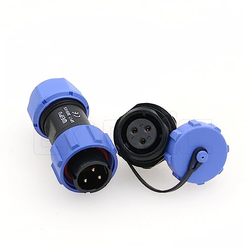 Weipu SP17 3 Pin Connector Waterproof IP68 Male Plug Female Socket Circular 6-10mm Cable Industrial Solar Electrical Connector - size: 3Pin 10A