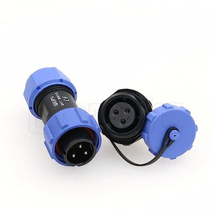 Weipu SP17 3 Pin Connector Waterproof IP68 Male Plug Female Socket Circular 6-10mm Cable Industrial Solar Electrical Connector - size: 3Pin 10A
