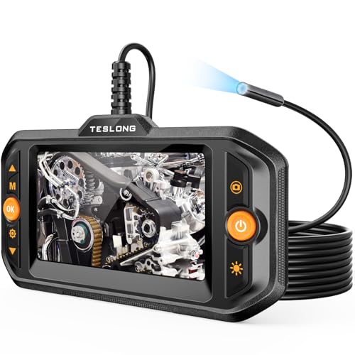 Teslong Borescope Camera with Light for Automotive Mechanic Plumbing Wall