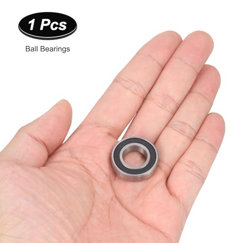 uxcell 6901-2RS Hybrid Ceramic Deep Groove Ball Bearings 12x24x6mm Si3N4 Silicon Nitride Balls Steel Rings Double Sealed Bearing for Motors, CNC Spindles (ABEC5) - size: 6901-2RS