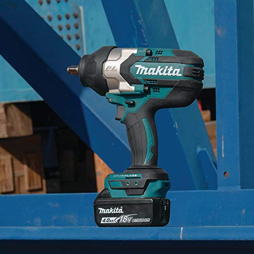 Makita XWT08Z 18V LXT® Lithium-Ion Brushless Cordless High-Torque 1/2" Sq. Drive Impact Wrench, Tool Only - style: Impact Wrench Only