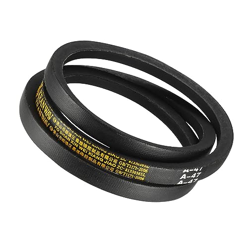 A-47 Drive V-Belt - [47-inch Inside Circumference] A-Section Rubber Drive Belt Wrapped for Transmission Use - size: A-47