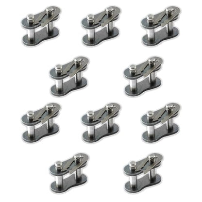 PGN #80 Roller Chain Connecting Links (100 Pack) Carbon Steel - size: 100