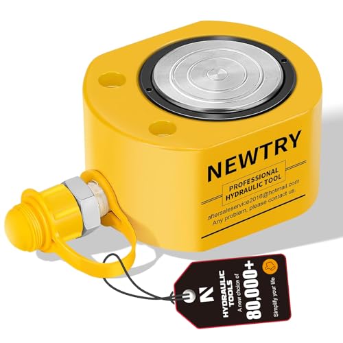 NEWTRY 30T Low Profile Hydraulic Jack+CP-700 Manual Pump Kit, 0.55" Stroke - size: 30T Hydraulic Jack + cp-700 pump