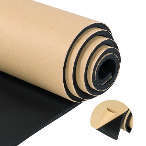 Sponge Neoprene Foam Sheet with Adhesive, 1/8" T x 12" W x 24" - size: 1/8" T x 12" W x 24" L