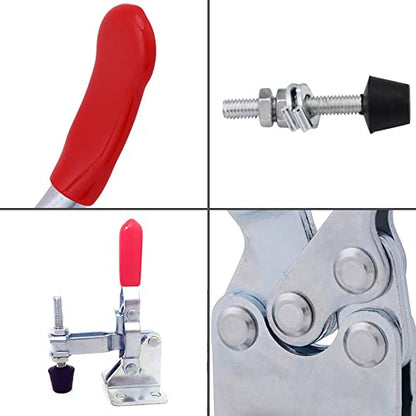 Utoolmart GH-12130 Hand Tool Vertical Toggle Clamp 227kg Quick Release 2Pcs - size: GH-12130 2pcs