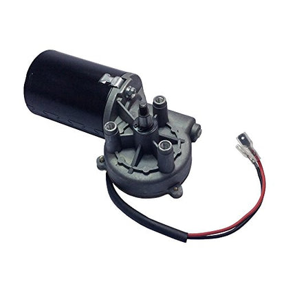 High Torque PMDC Right Angle Gear Motor 12V Reversible 50 RPM (Right Gear-Box) with Threaded Shaft - size: 12V, style: Right-Threaded Shaft