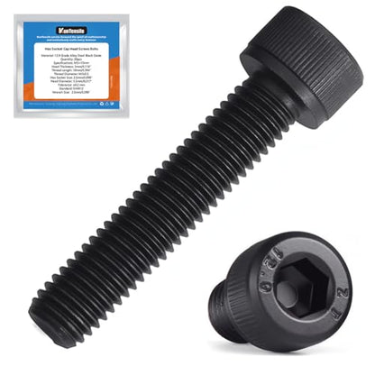 M5 x 30mm Hex Socket Cap Head Screws Bolts, 75pcs Grade12.9 Machine Screws - size: M5x30mm