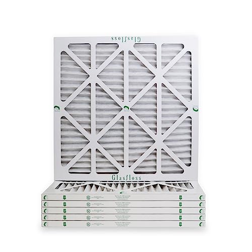 Glasfloss ZL 18x18x1 Pleated Air Filters, 6-Pack, MERV 10, AC & Furnace - size: 18x18x1
