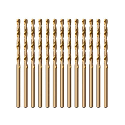 Narwhal 5/64 Inch Cobalt Drill Bits (13 Pack - Industrial Grade M35 Cobalt) 1-7/8" Length & 135 Degree Split Point for Drilling Into Metal, Hardened & Stainless Steel, Cast Iron, & More! - size: 5/64 in