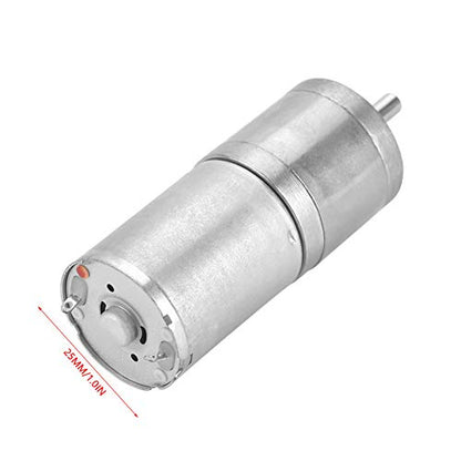 DC Gear Motor DC 12V Reduction Electric Motor 25GA-370 Micro Motor Speed Reduction Geared Motor for Electronic Lock Outer Diameter 25 mm/1.0in (1000RPM) ﻿ - size: 1000RPM