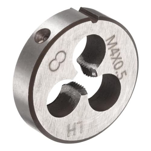 M4 x 0.5 Round Threading Die Left Hand Alloy Steel - size: M4 x 0.5