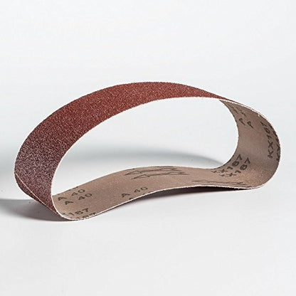 Mercer Industries 107040-3" x 24" Aluminum Oxide Sanding Belts, 40 Grit (10 Pack) - size: 3 x 24, style: 40 Grit